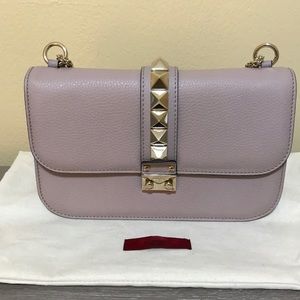 Valentino Medium Shoulder Bag (Blush)